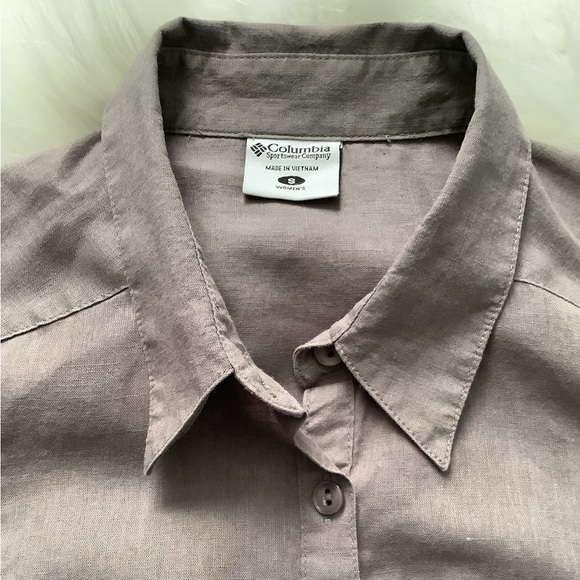 COLUMBIA Sportswear Linen Blend Shirt - Picture 2 of 11